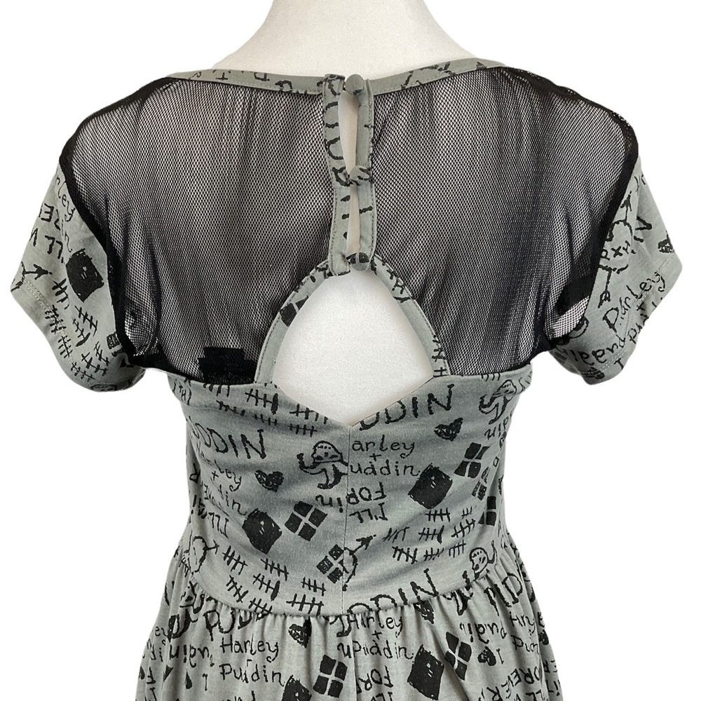 Harley Quinn Hot Topic Graffiti Dress Womens S - Picture 6 of 8
